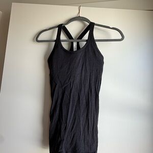 Lululemon Athletica Black Ribbed Tank Top